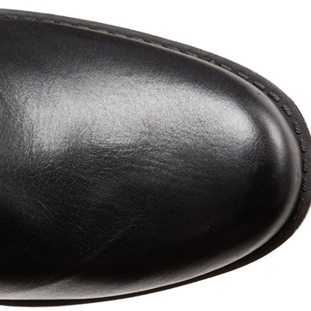 Tommy Hilfiger Black Dark Cognac Riding Boot - Picture 6 of 8